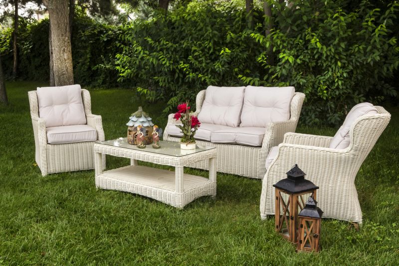 Garden Lounge Furniture Setup