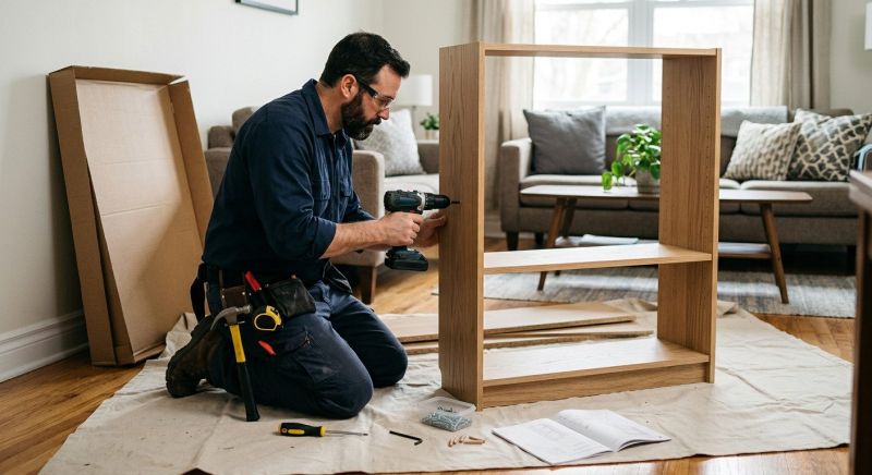 Bookshelf Assembly in Olathe, KS