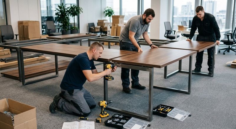 Conference Table Assembly in Denver County, CO