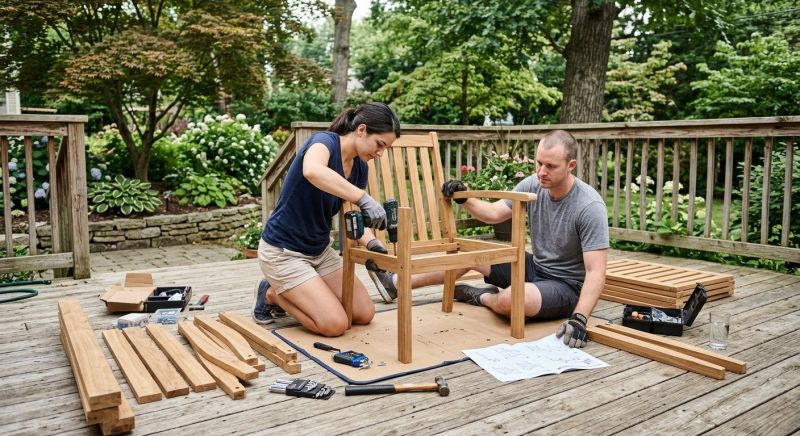 Deck Chair Assembly in Olathe, KS