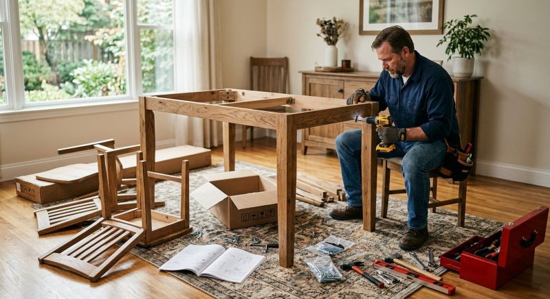 Game Table Assembly in Littleton, CO
